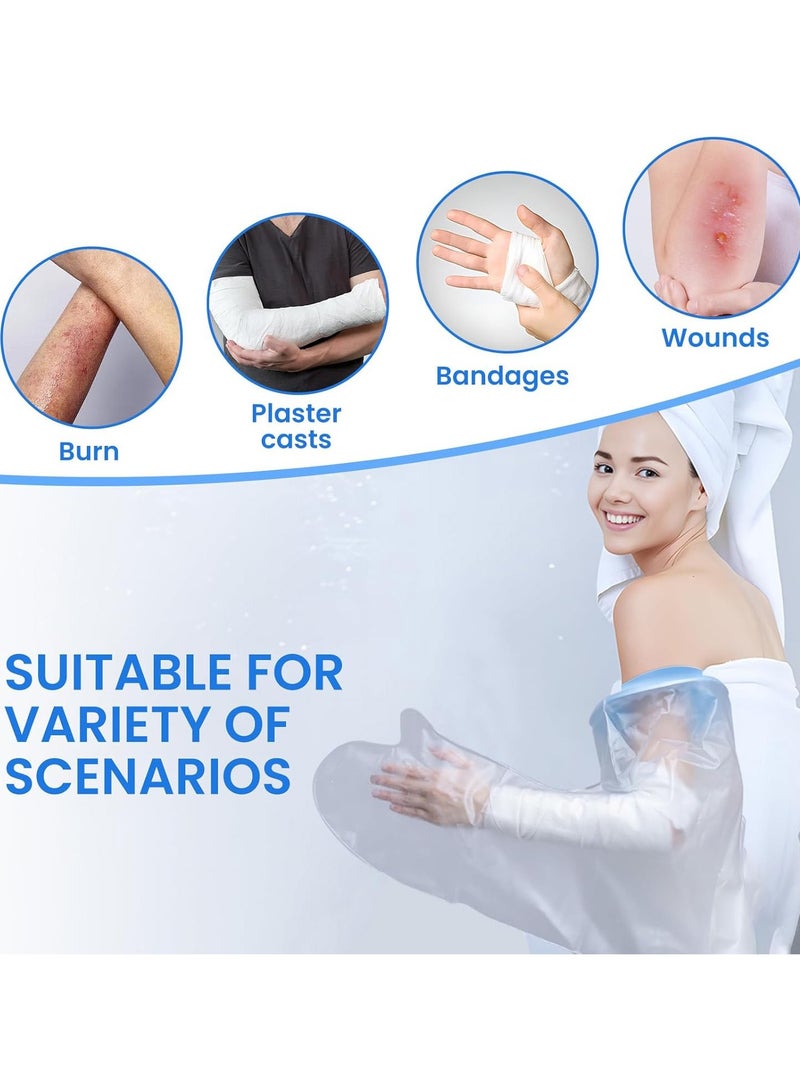 general Adult Long Arm Cast Cover for Shower - Waterproof Fracture Wound Protector Reusable Sealed Cast Bag for Bathing - Image 4